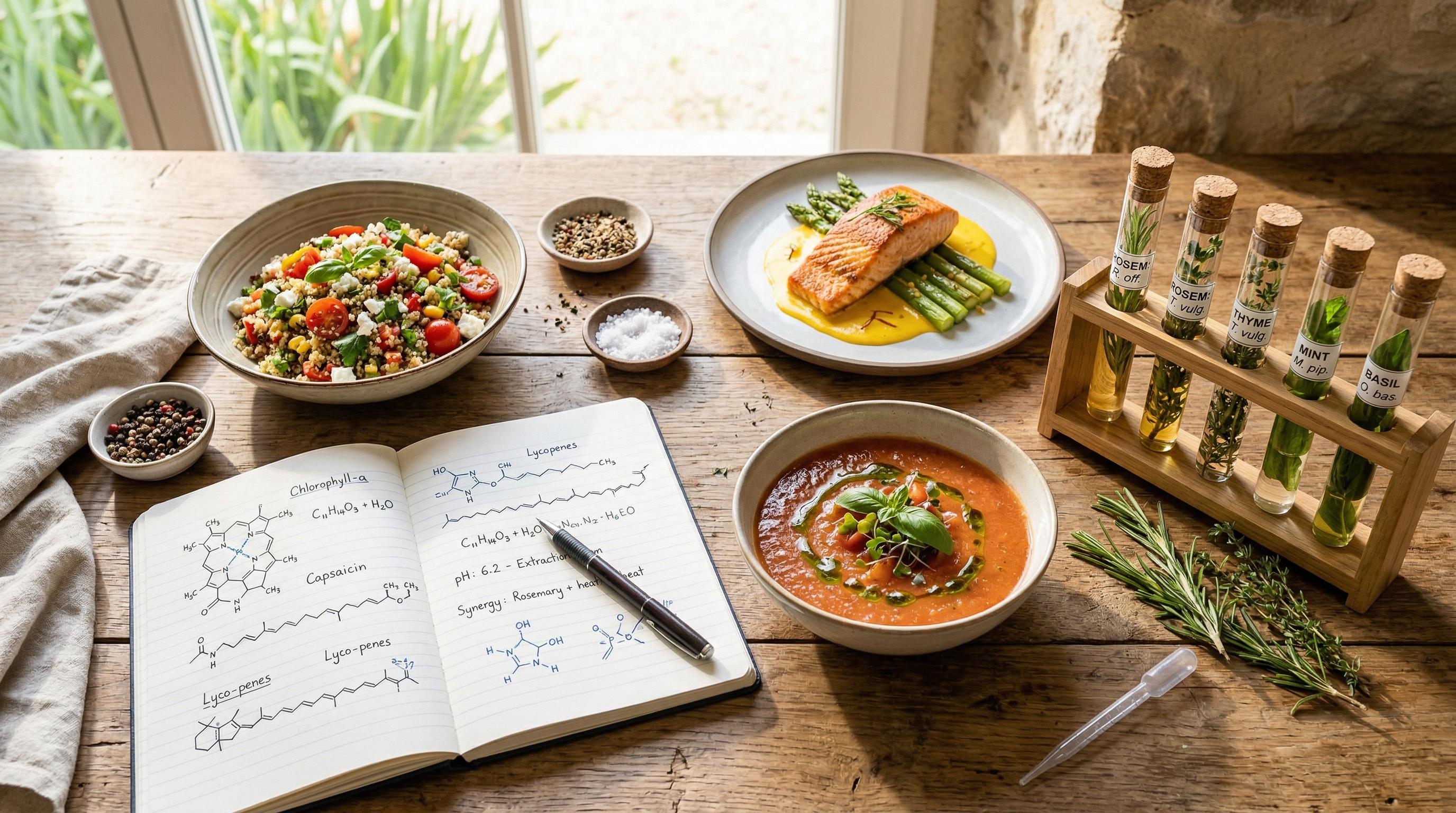 科学に基づいたレシピのイメージ