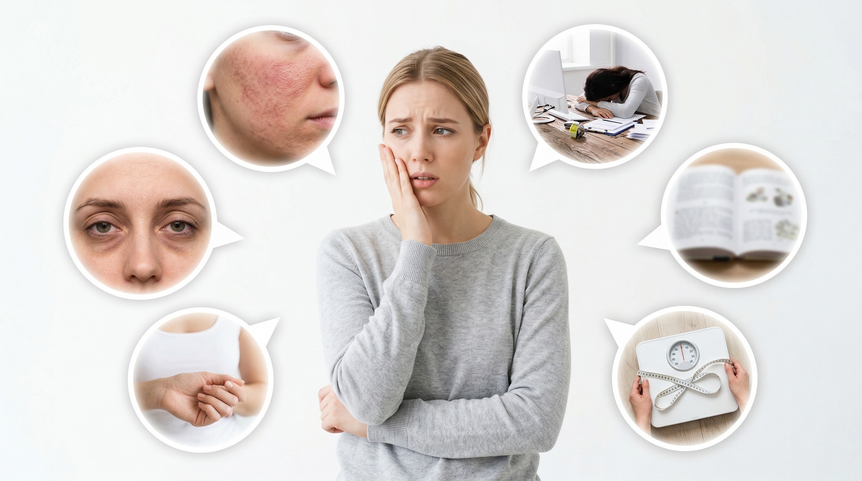 食で解決する人生の悩みのイメージ