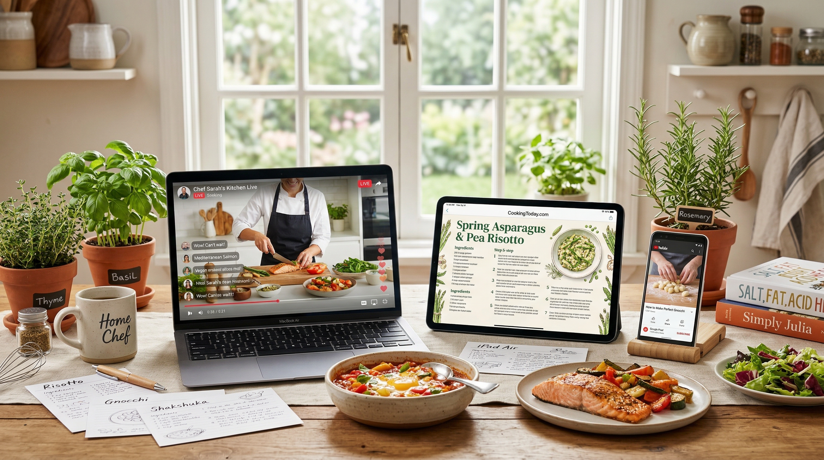 ライブ・動画・記事で深く学べるイメージ