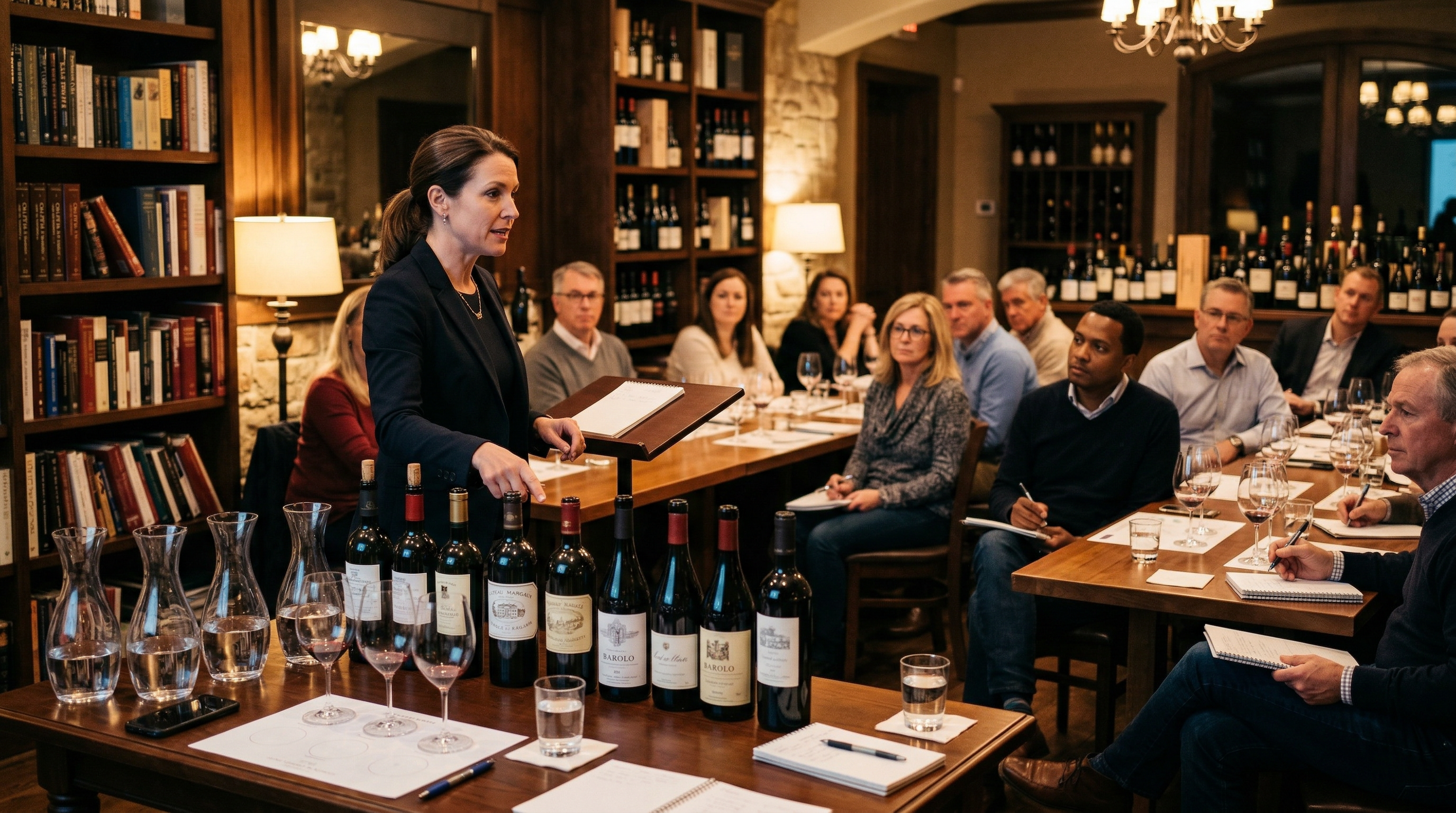 ワイン教育のコスト比較イメージ